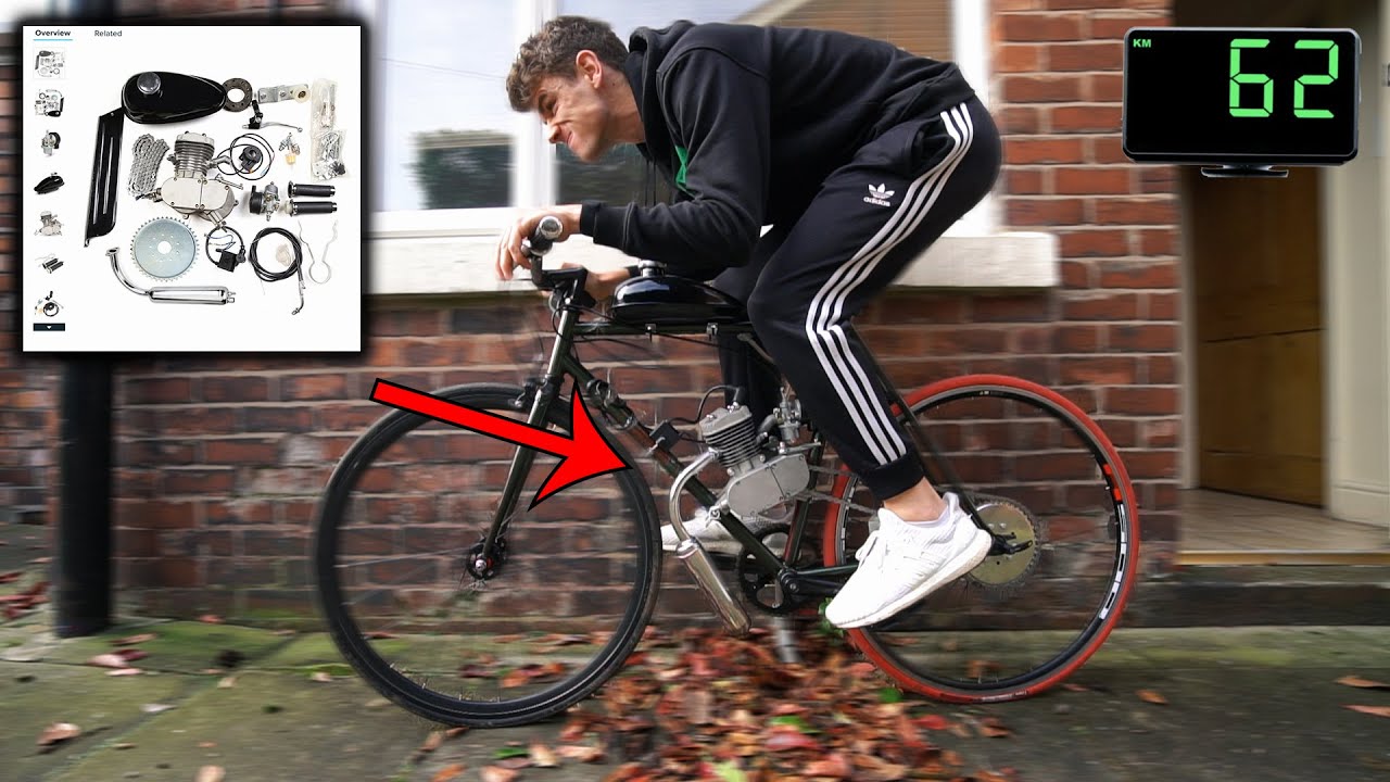 I bought a 2-stroke bicycle engine from China *dangerous*