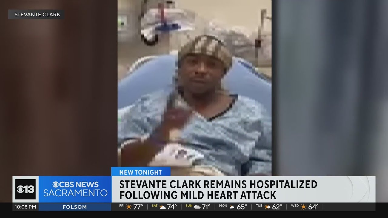 Stevante Clark remains hospitalized following mild heart attack