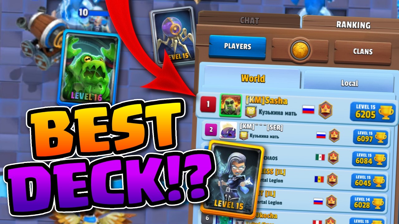 i used the #1 PLAYER'S DECK in Clash of Wizards!