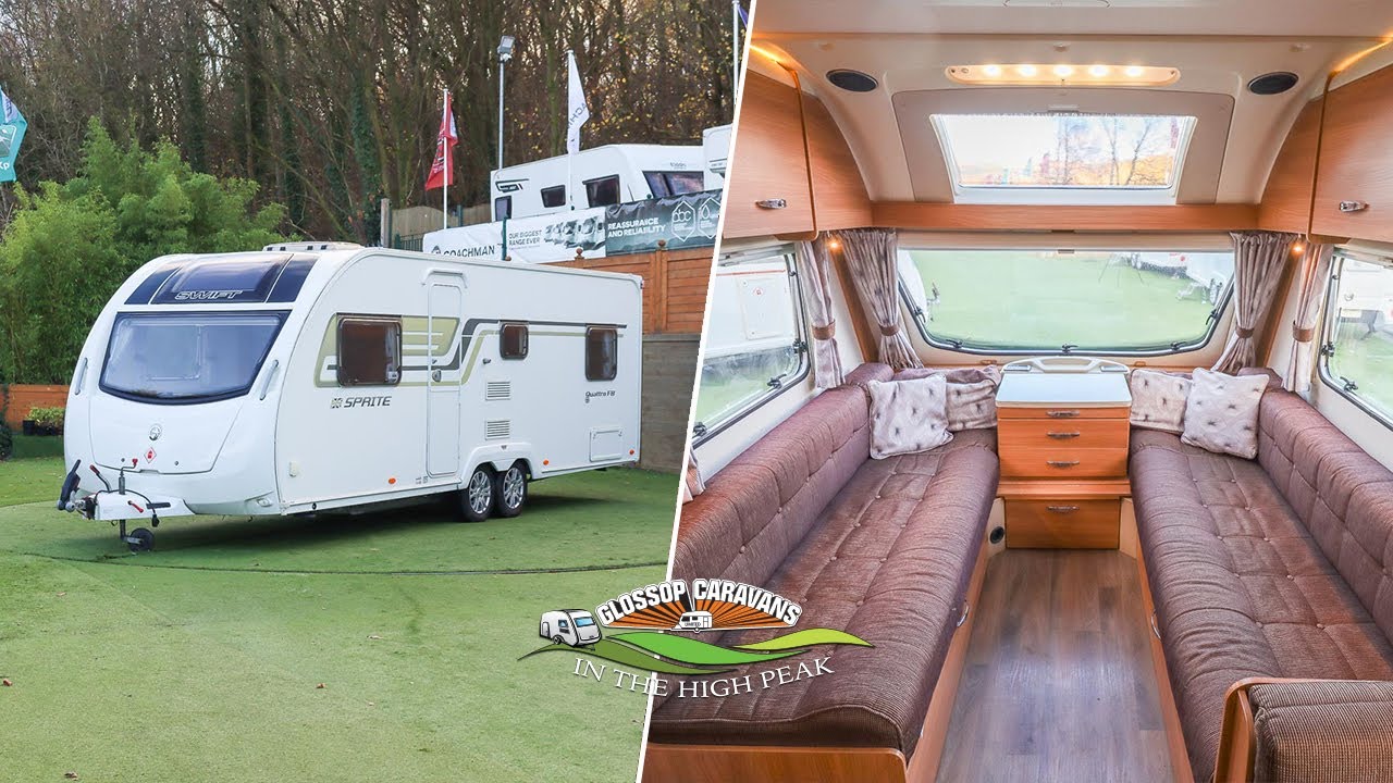 Swift Sprite Quattro FB 2014 Caravan Model - 360 Exterior Demonstration Video