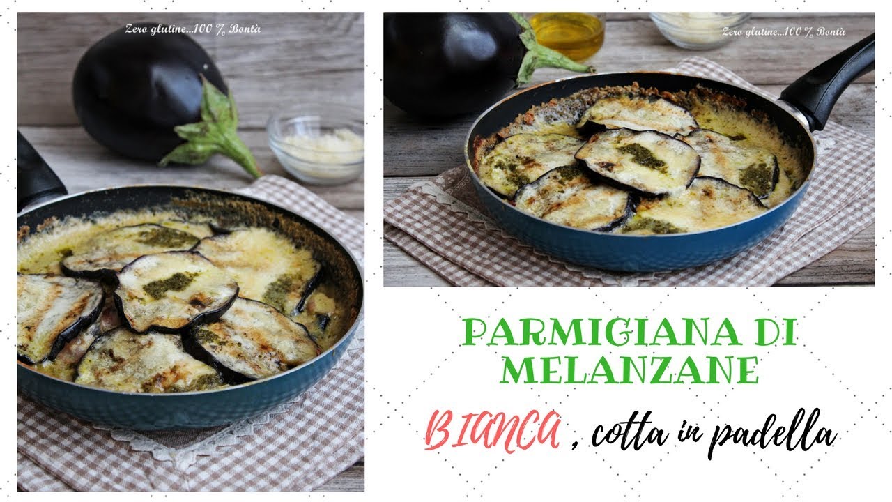 Parmigiana di melanzane bianca , cotta in padella