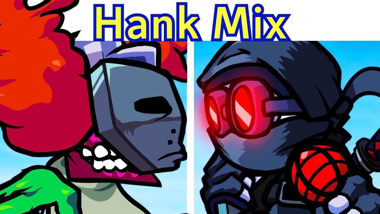 FNF Vs NEVADA 1 (TRICKY HANK MIX) Playable Hank//Madness Combat