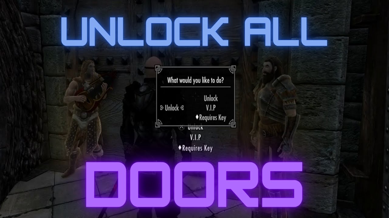 Skyrim: How to Unlock Alidon's Ultimate Armory VIP/ALL DOORS/Walkthrough