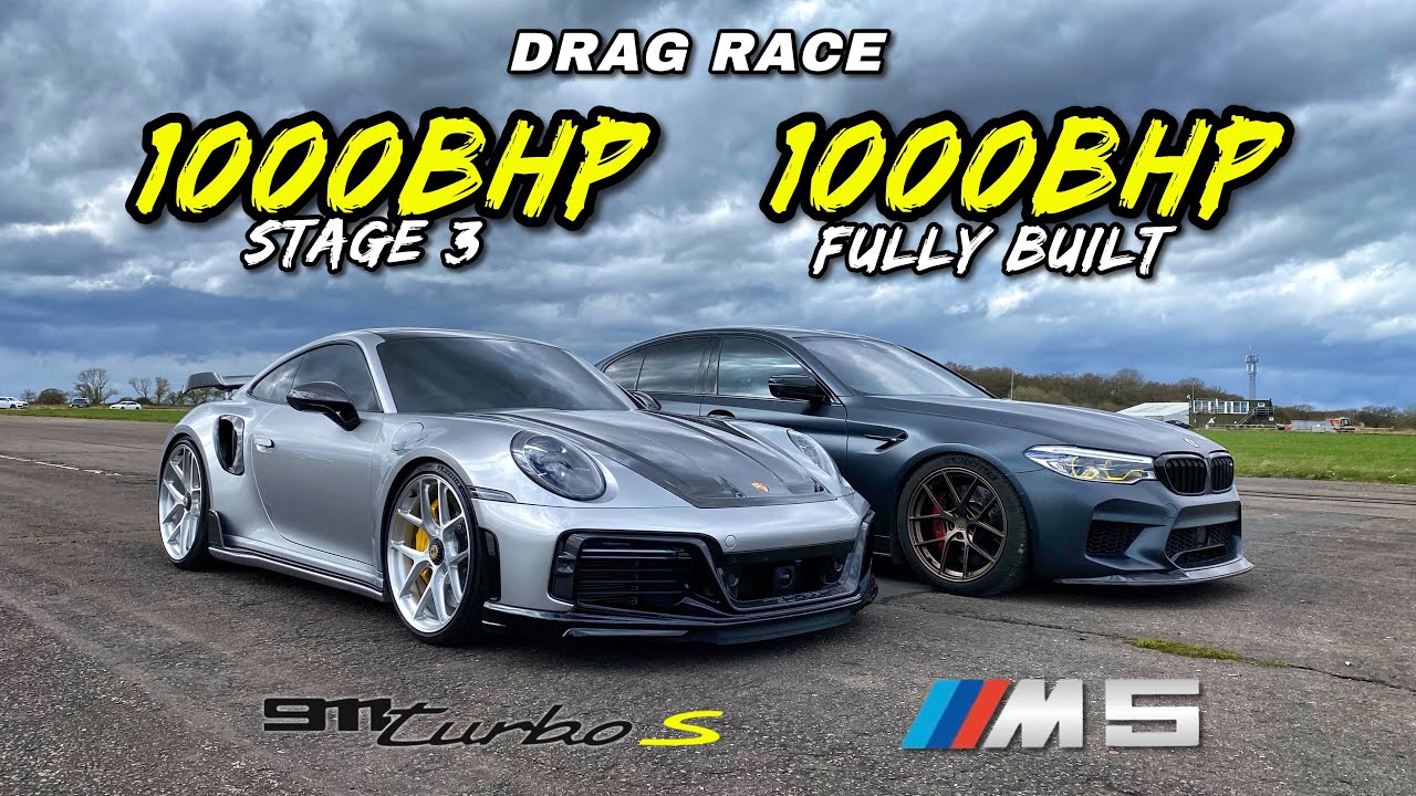 STREET KINGS...1000BHP BMW M5 vs 1000BHP 911 TURBO S