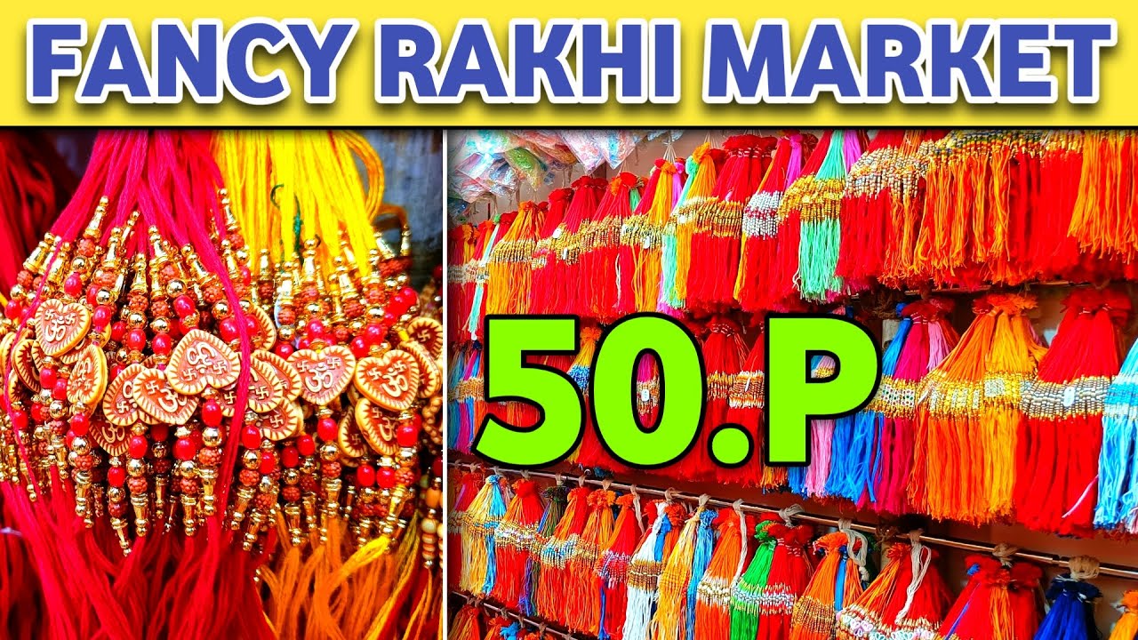 50p Rakhi Market Mumbai | Rakhi Wholesale Market in Mumbai | Fancy Rakhi Wholesale Market 2024