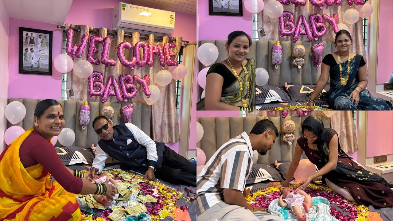 Welcoming laxmi 🫶| baby girl | vasai pachubandar 