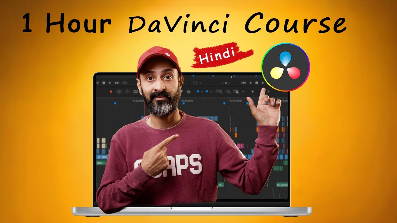1 Hour Davinci Resolve 20 Full Course 2025 (Hindi)