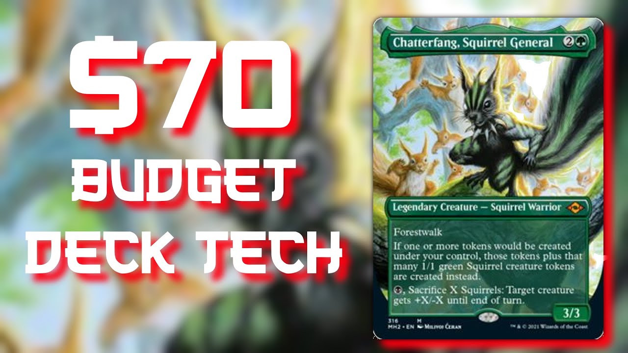 Chatterfang, Squirrel General | $70 Budget EDH Commander Deck Tech | Squirrel Tribal
