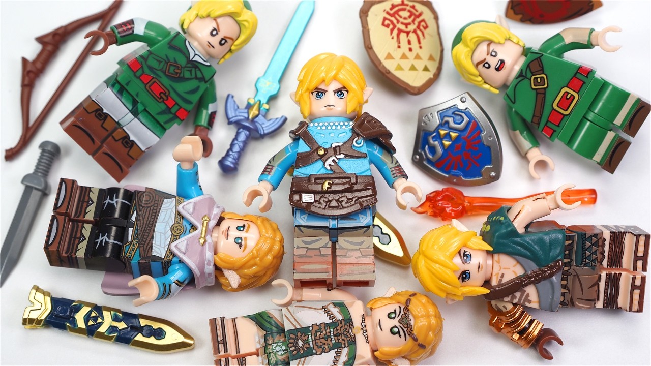 LEGO The Legend of Zelda: Tears of the Kingdom Unofficial Lego Minifigures DT8906