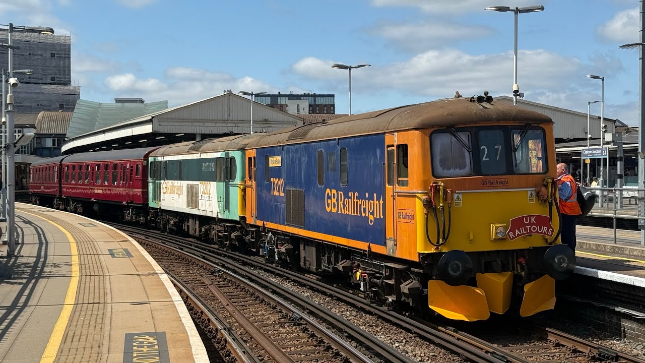 BR Class 33 and GBRF Class 73s on ‘The Curly Weaver’