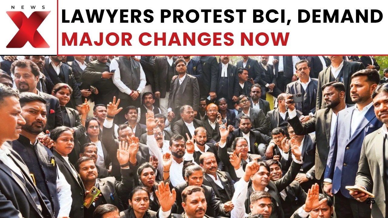 Delhi Lawyers Protest Against Bar Council of India, Demand BCI Chairman&rsquo;s Resignation