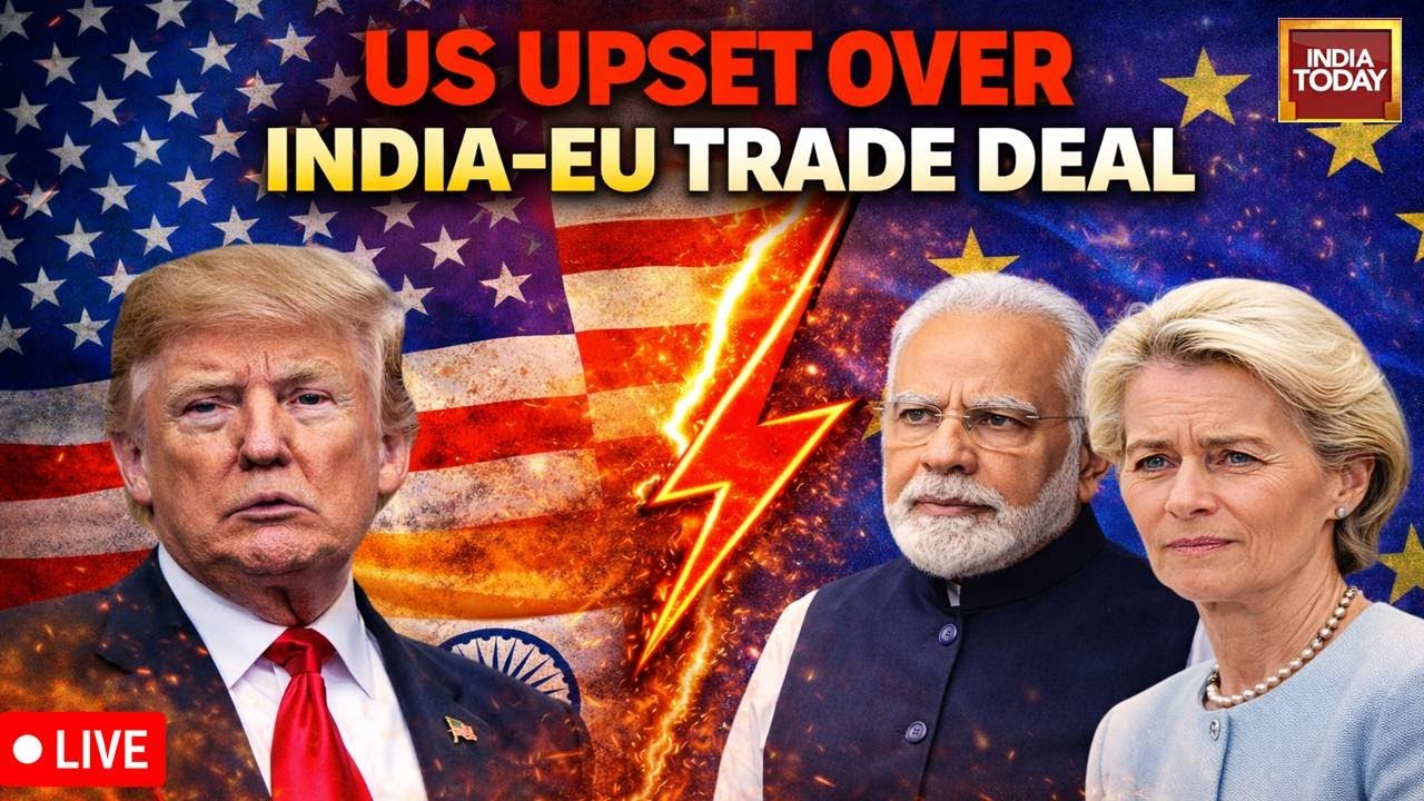 India-EU Trade Deal LIVE Updates | Europe Funding War Against Itself: US | India-EU LIVE News