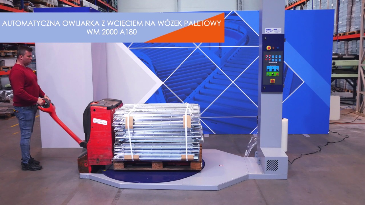 Regalux - automatyczna owijarka do palet z wcięciem na wózek paletowy