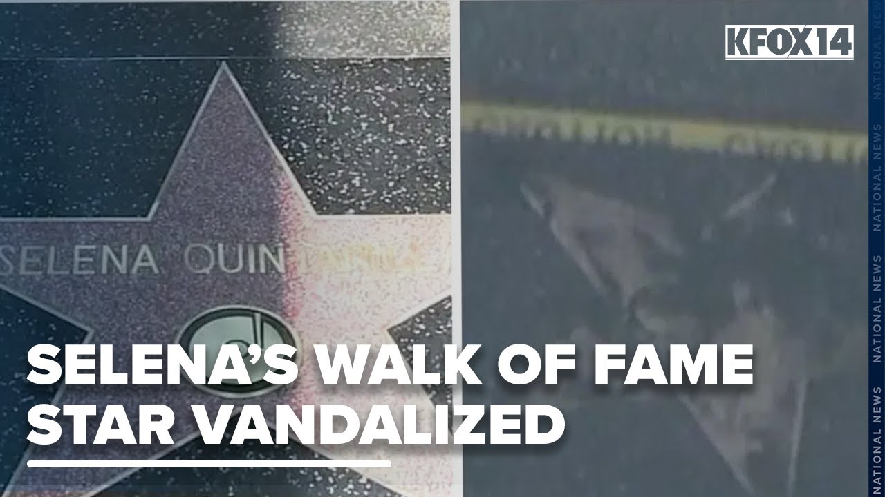 Selena's star on Hollywood Walk of Fame vandalized, fans unite in outrage and support