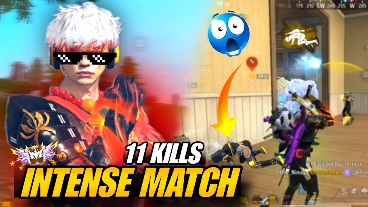 11 KILLS🔥 IN BR-RANKED MATCH GRANDMASTER PUSH 💯