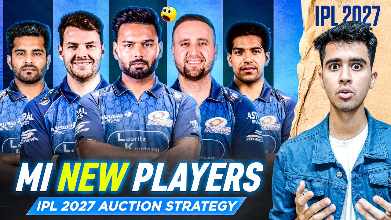 Mumbai Indians Target Players 2027 | MI Auction Strategy 2027 | MI Squad 2027