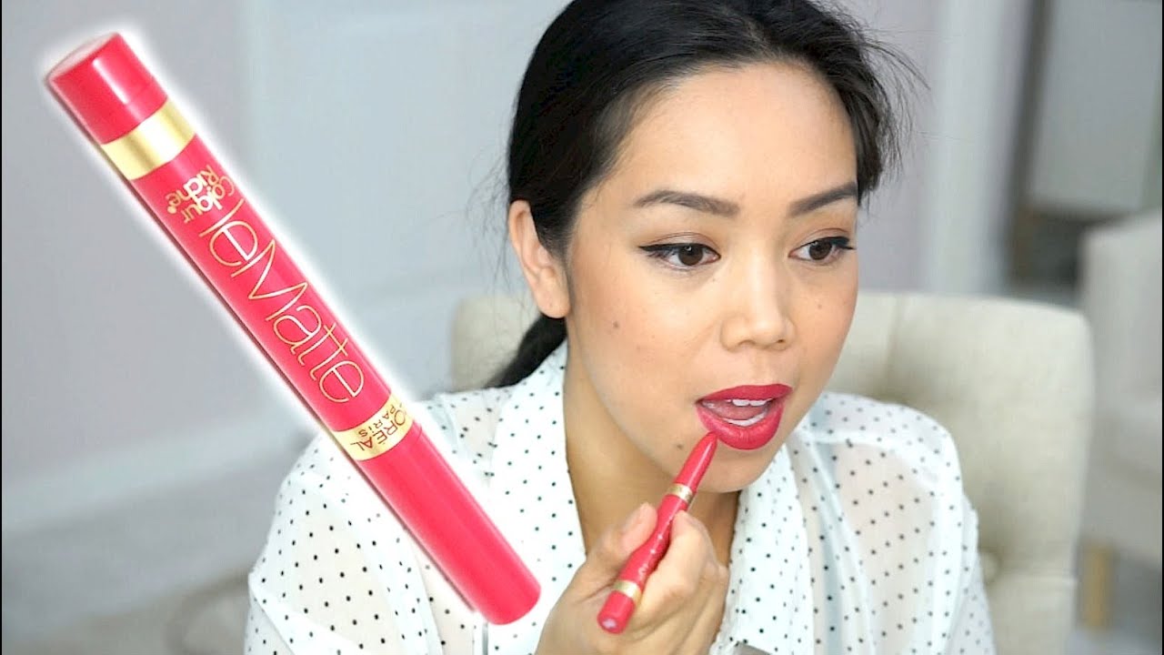 NEW L'Oreal Colour Riche Le Matte lipstick first impression review - itsjudytime