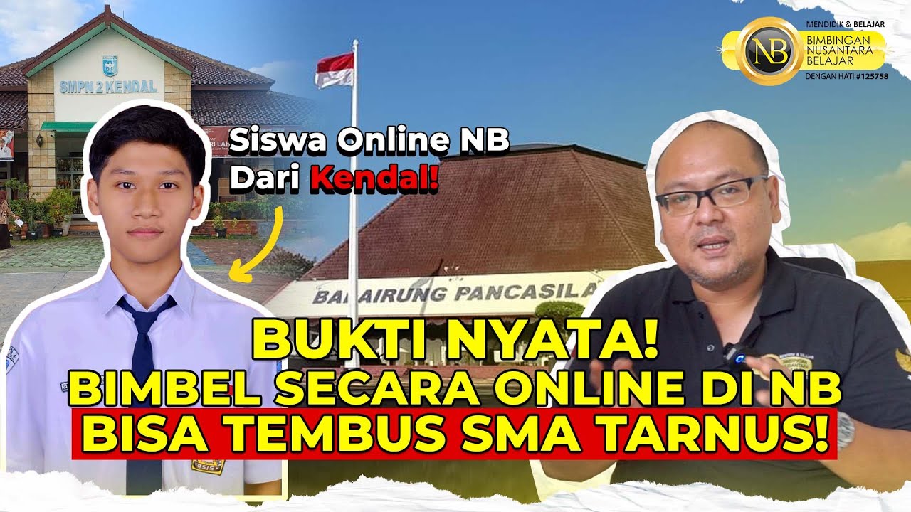 BUKTI NYATA! BIMBEL SECARA ONLINE DI NB BISA TEMBUS SMA TARNUS!