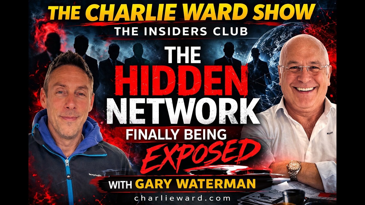 CHARLIE WARD INSIDERS CLUB WITH GARY WATERMAN; THE HIDDEN NETWORK EXPOSED. #alternativemedia