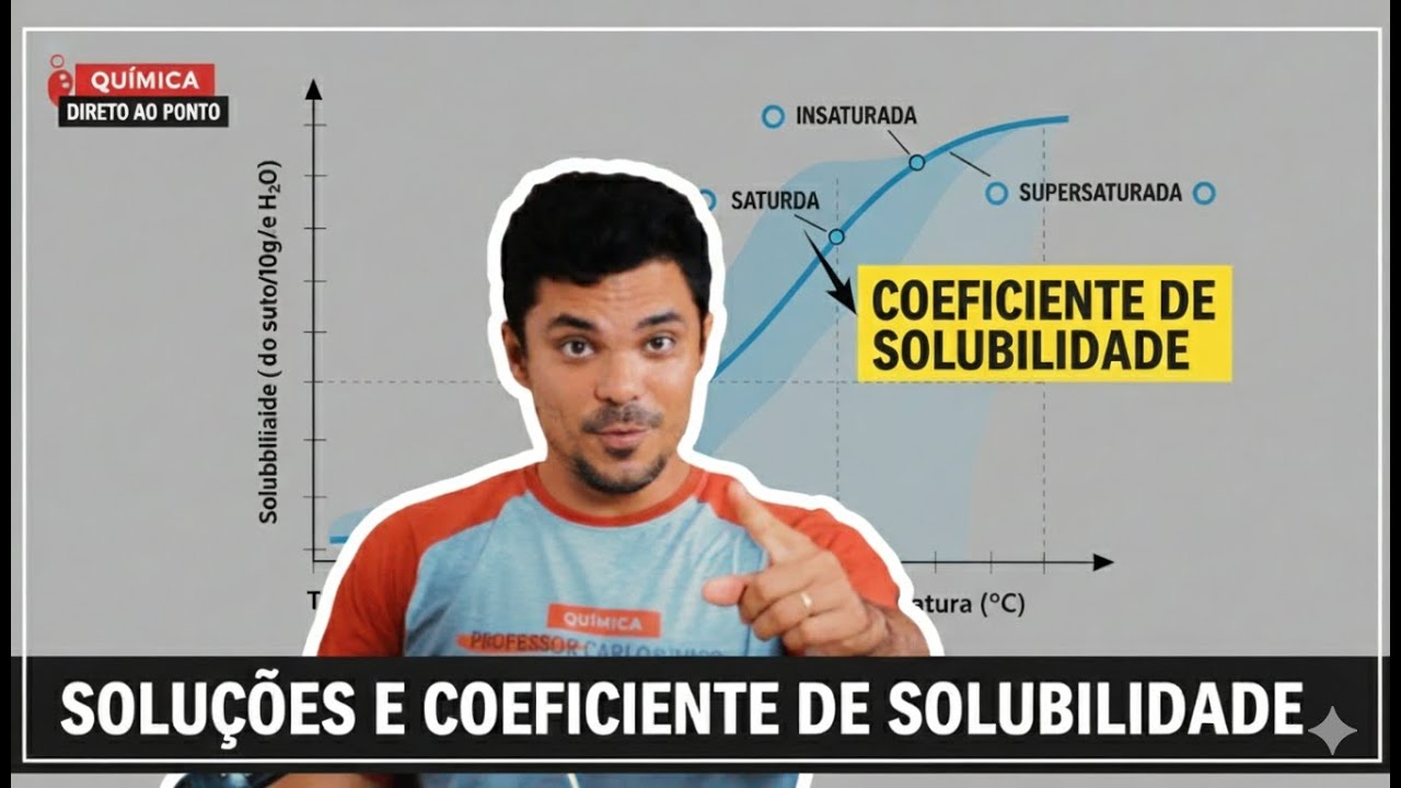 🧪⚗️Entendendo as SOLUÇÕES: Você sabe o Que é o COEFICIENTE DE SOLUBILIDADE?
