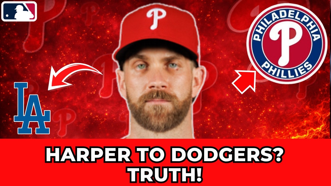 SHOCKING! BRYCE HARPER TRADED TO THE DODGERS THE TRUTH BEHIND THE RUMOR! PHILLIES NEWS