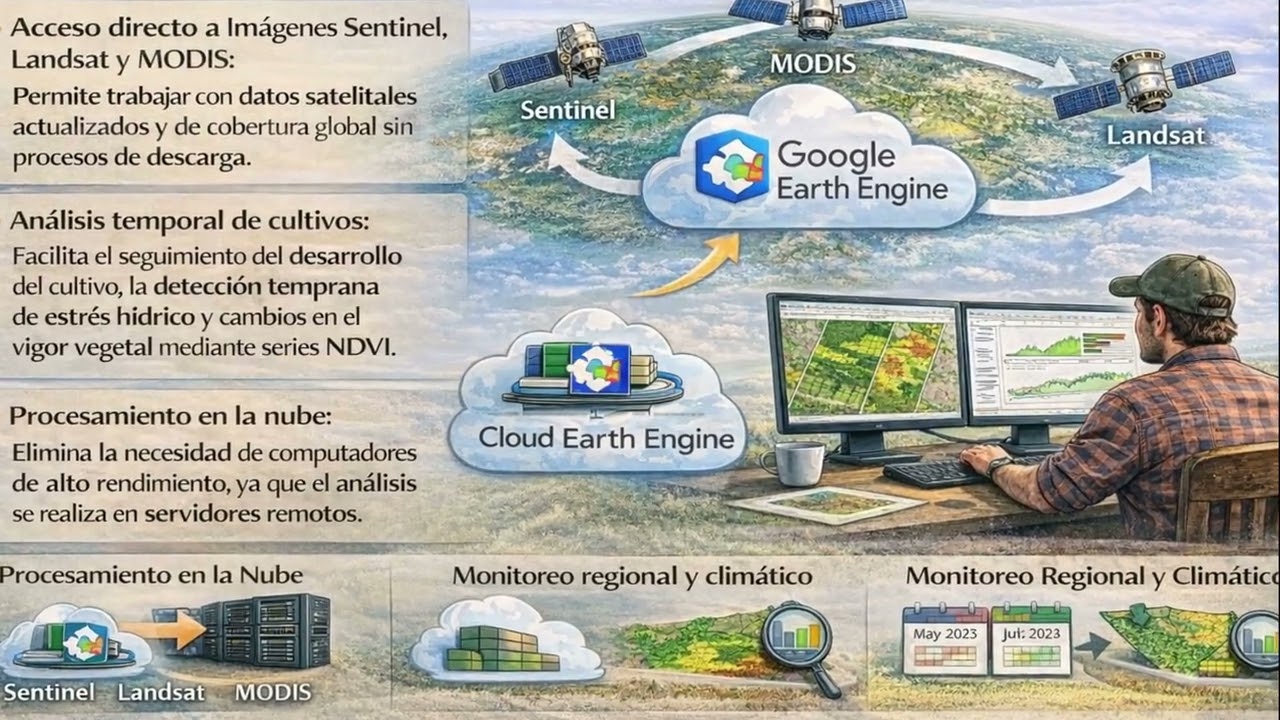 En conjunto, ArcGIS Pro y GEE