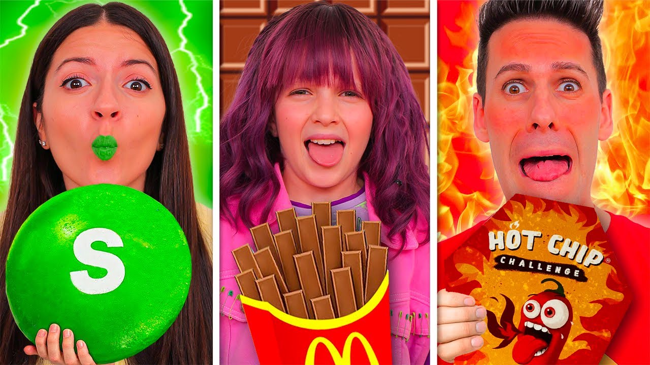 ASPRO vs PICCANTE vs CIOCCOLATO CHALLENGE