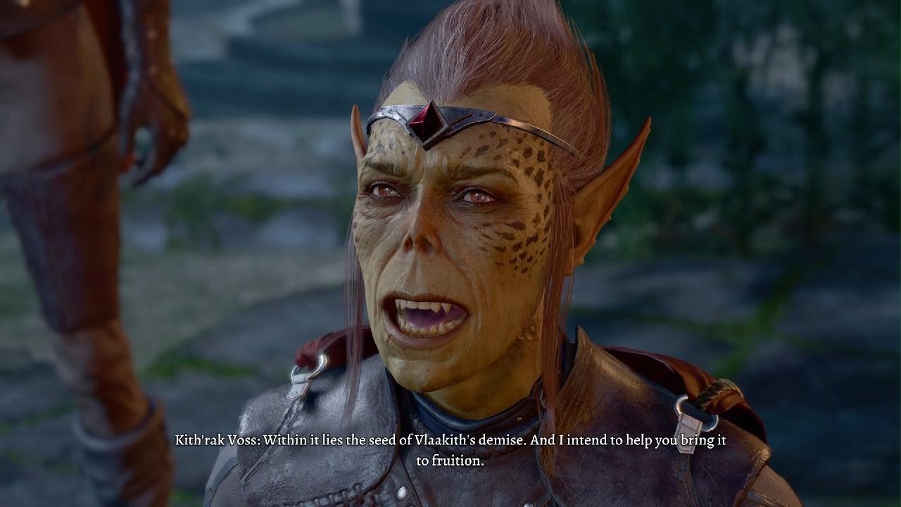 Baldur's Gate 3 Alt dialogue with Lae'zel