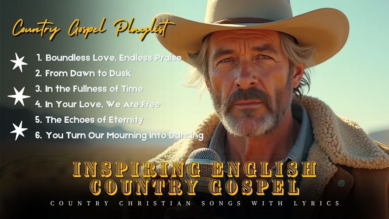 Country Christian Songs with Lyrics | Inspiring English Country Gospel Music Praise and Worship