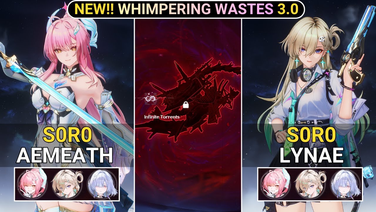 NEW CHARACTER! S0R0 Aemeath X Lynae X Mornye Showcase | NEW!! Whimpering Wastes WW 3.0