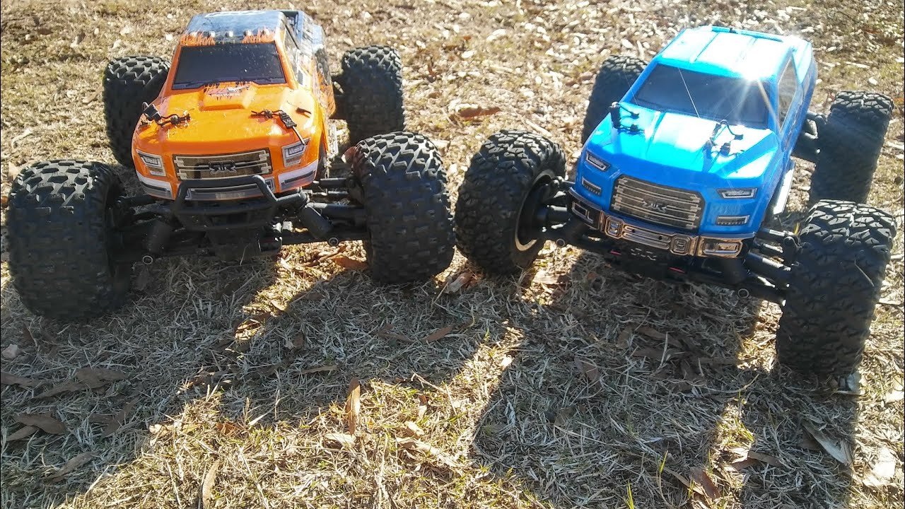 Arrma Granite 4x4 BLX vs Arrma Big Rock Crew Cab 4x4 - Off road Test