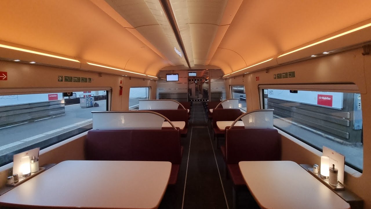 Wagenrundgang DB ICE 4 Rollstuhl- und Speisewagen