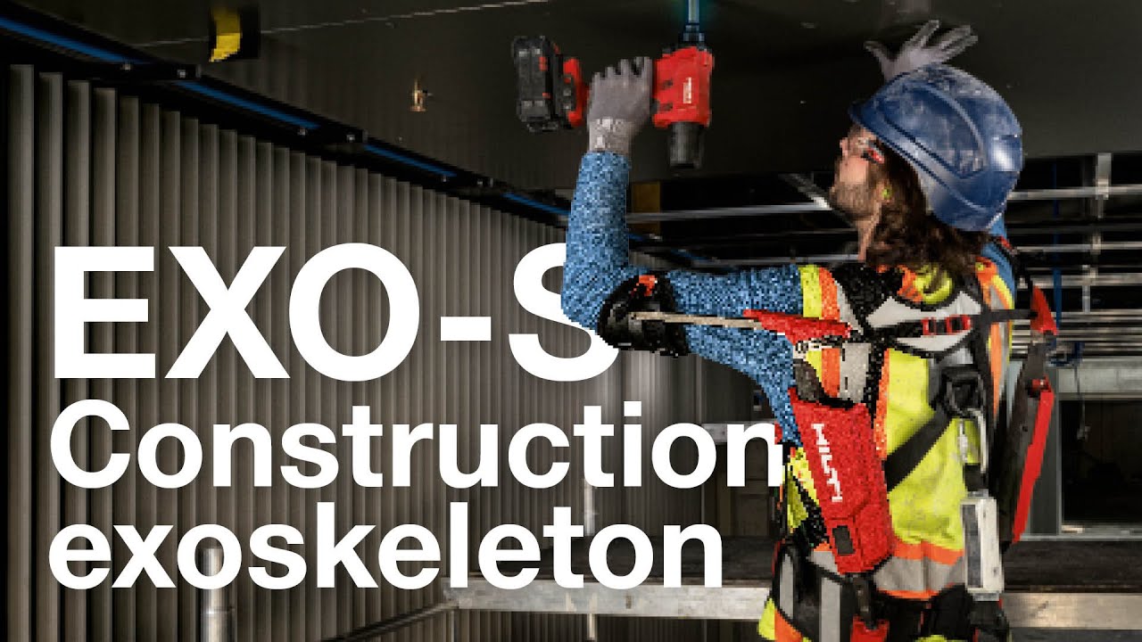 Overhead Tasks Made Easy with Hilti Exoskeleton (EXO S)!