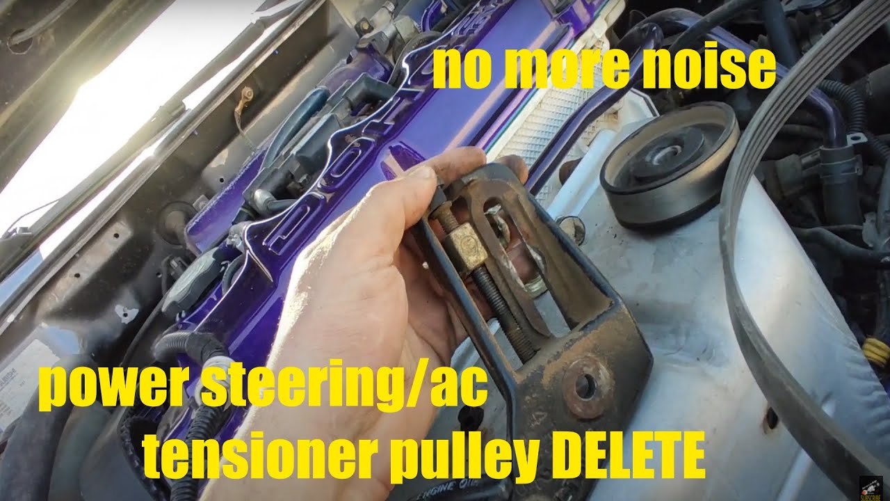 Mitsubishi Eclipse 99gs 420a power steering/ac tensioner pulley DELETE