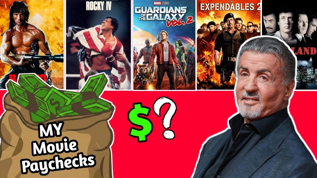 Sylvester Stallone’s Paycheck For Every Movie He Ever Made 💰 | From Rocky to $20M Paydays