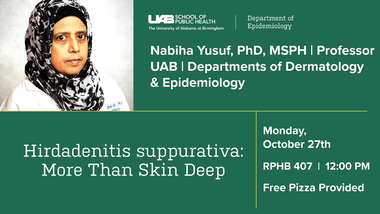 Epidemiology Seminar | Skin Deep: Epidemiological Insights into Dermatological Disorders
