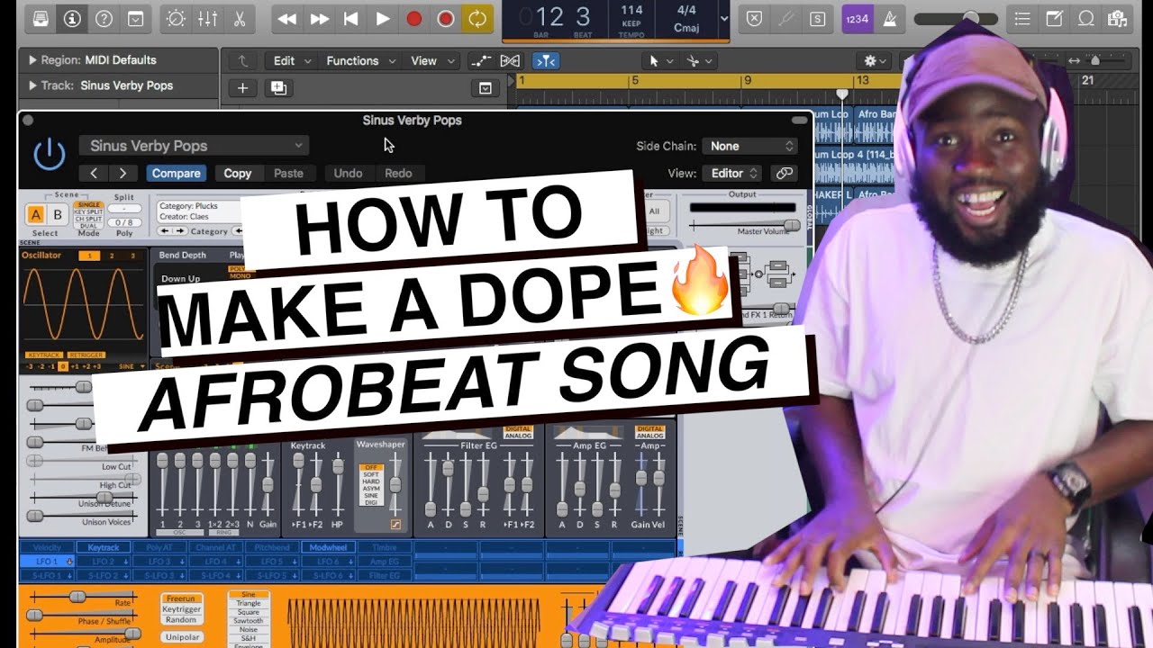 HOW TO EASILY MAKE A DOPE AFROBEAT SONG | AFROBEAT TUTORIAL | LOGIC PRO X | AFROBEAT VOCAL MIXING