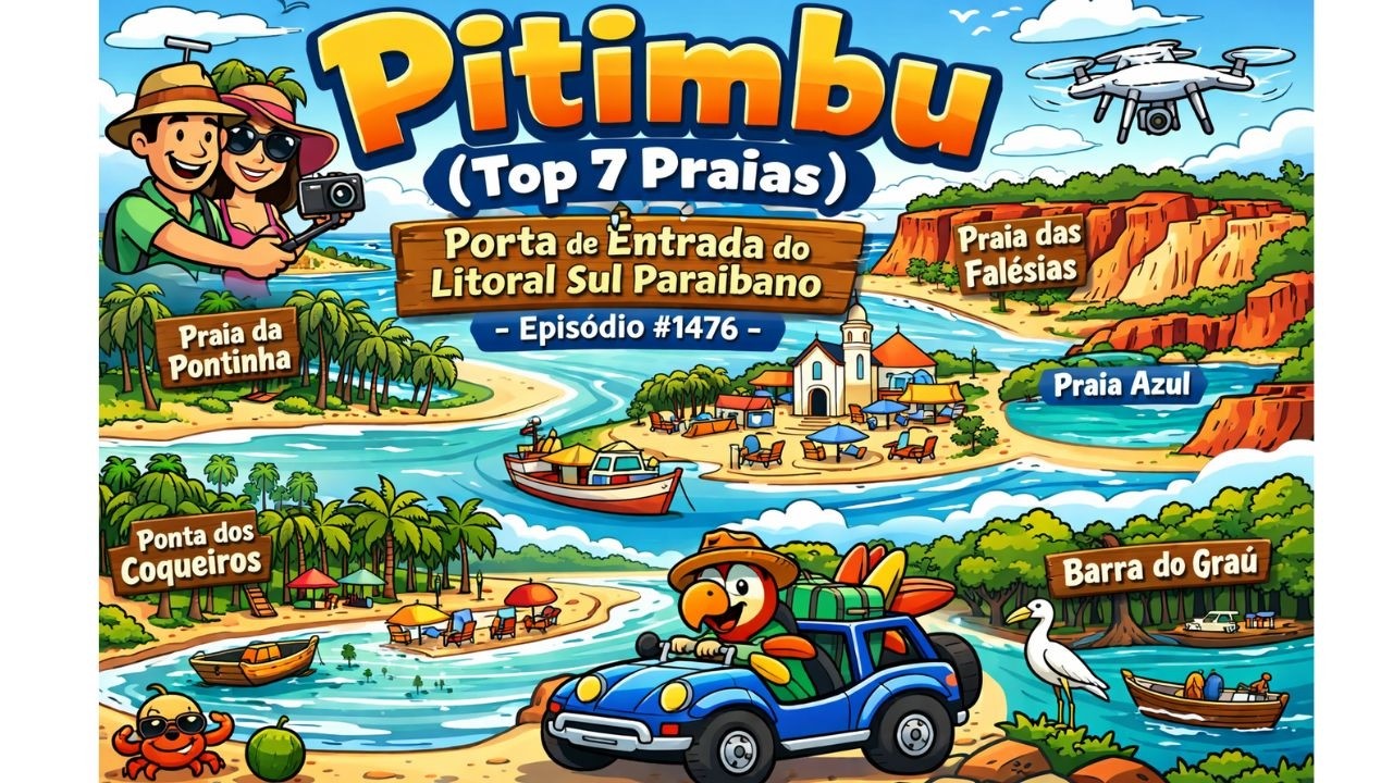 Pitimbu (Top 7 Praias) – Porta de Entrada do Litoral Sul Paraibano - Episódio # 1476