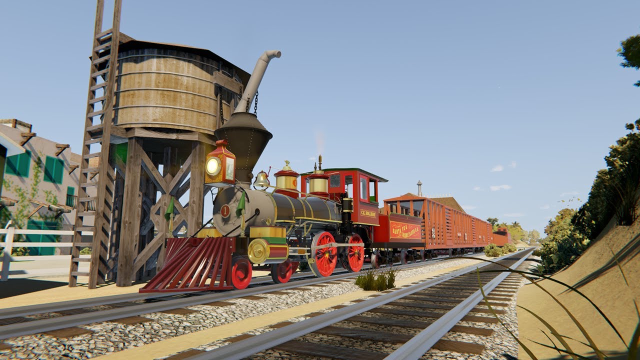 Developer reviews own game! - Disneyland Railroad Steam Simulator