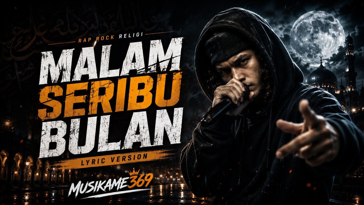 MALAM SERIBU BULAN &ndash; Rap Rock Religi | Musikame 369 (Lyric Version)