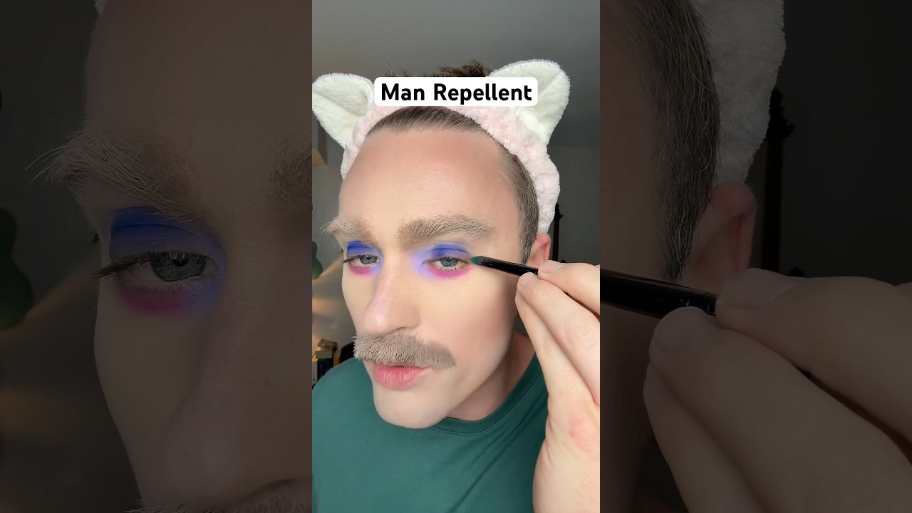 Repelling men with the power of makeup #makeup #makeuptutorial