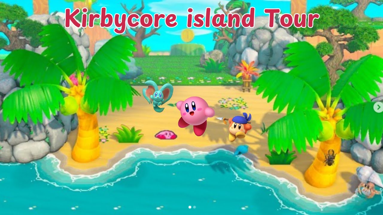 I Turned My Animal Crossing Island Into Kirby and the Forgotten Land ⭐| Island Tour