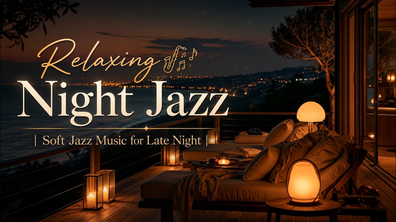 Relaxing Night Jazz | Soft Jazz Music for Late Night Lounge and Peaceful Midnight Moments