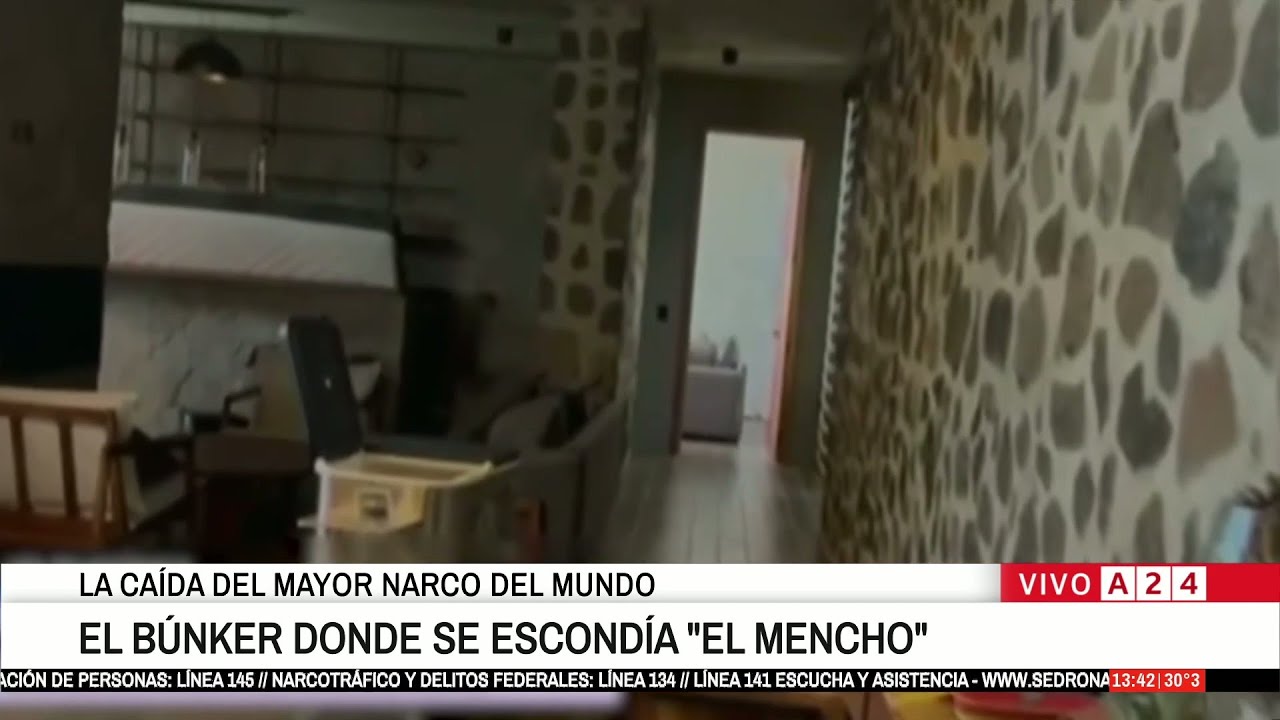 🌎 MÉXICO: IMÁGENES EXCLUSIVAS DEL BÚNKER DÓNDE SE ESCONDÍA 