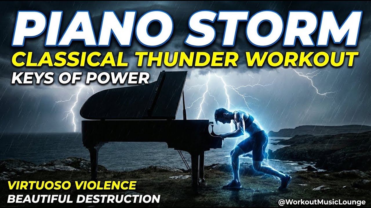 🎹 PIANO STORM — Classical Thunder Workout | Keys of Power ⛈️