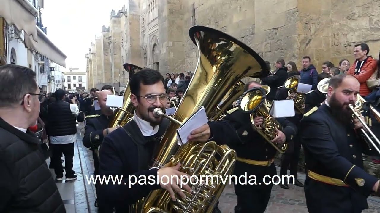 Actuación de La Salud de Córdoba en el Certamen de Cuaresma de Bandas de Semana Santa.