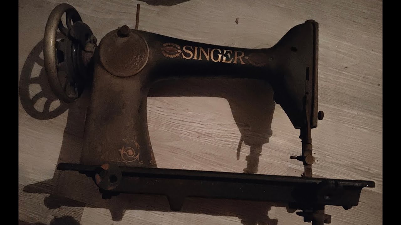 Antique 104 year old Singer 66 Red Eye Treadle Sewing Machine