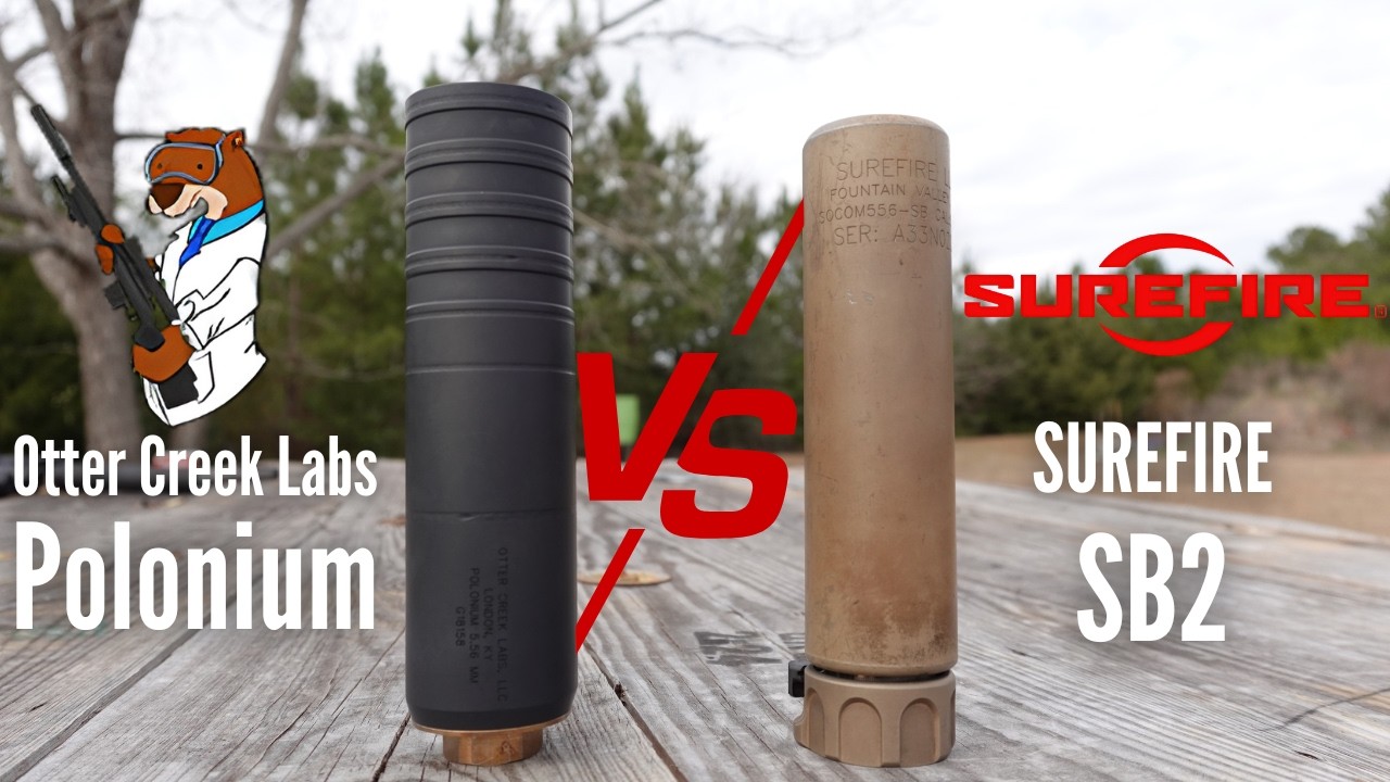 Otter Creek Labs Polonium 5.56 против Surefire SB2 | Сравнение характеристик