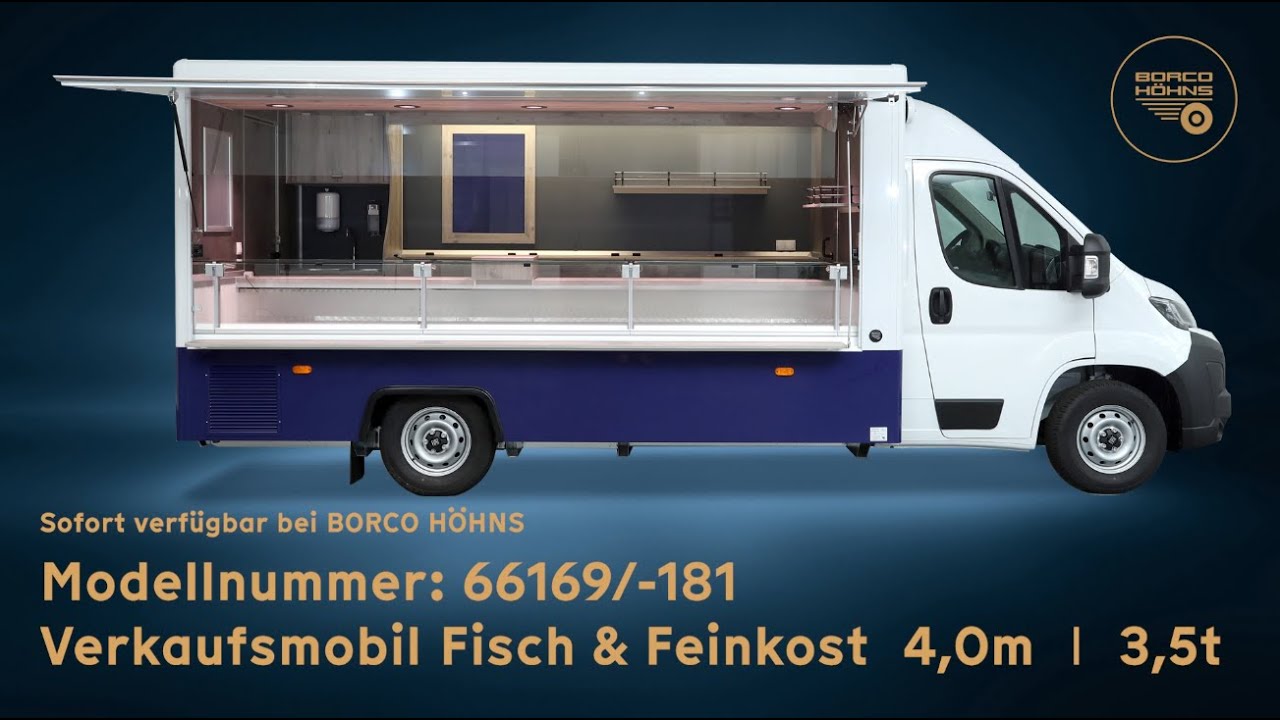 Verkaufsmobil Direktvermarktung, Feinkost, Molkereiprodukte | Nr. 66169 & 66181 (baugleich)
