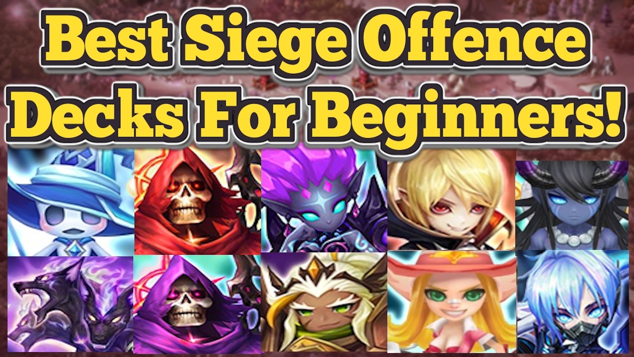Лучшие юниты для осады в начале и середине игры! - Summoners War